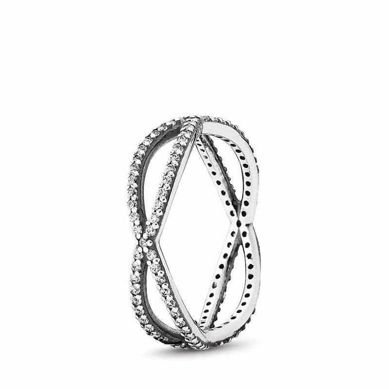 Pandora Crossing Paths Stackable Ring Sale NZ, Sterling Silver (370962-HEZ)